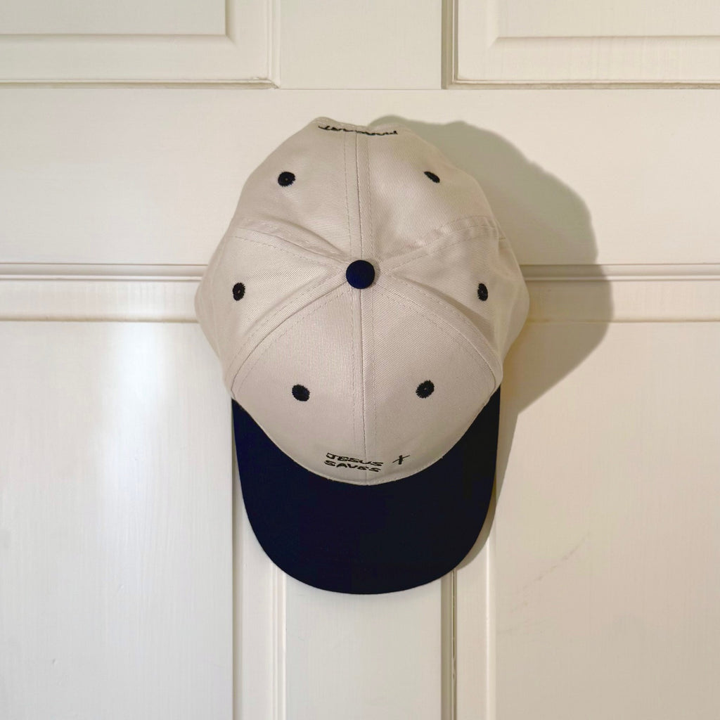 Jesus saves baseball cap