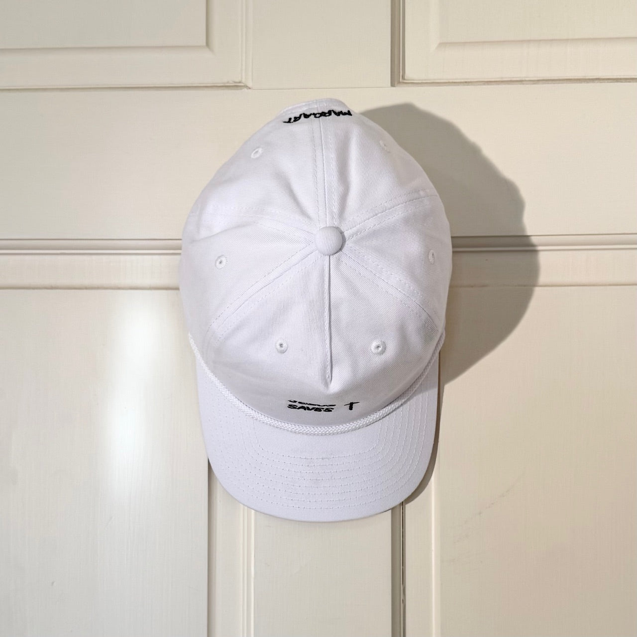 Jesus saves golf cap