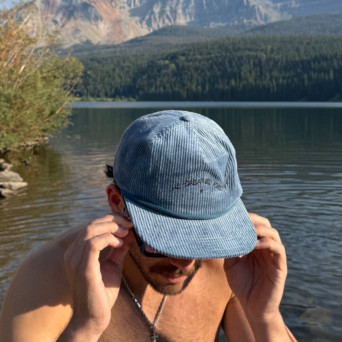 He created first hat (Marg Art x 3:23)
