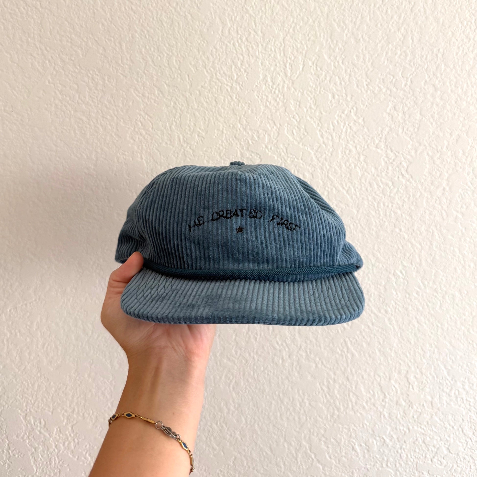 He created first hat (Marg Art x 3:23)
